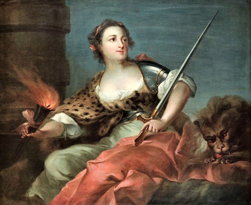 Ritratto di giovane dama "Allegoria della Guerra"